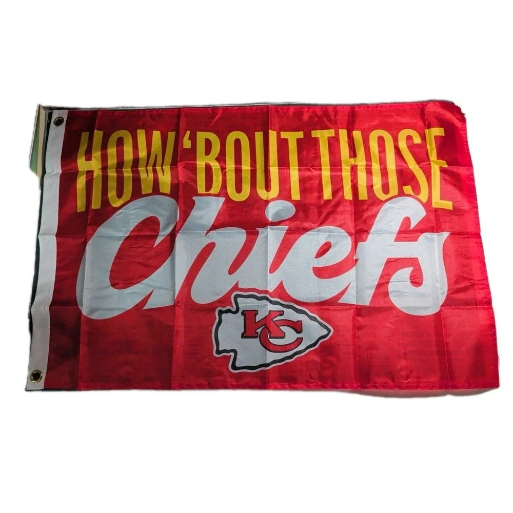 2025 KC Chiefs Officially Licensed Red Friday Flag 